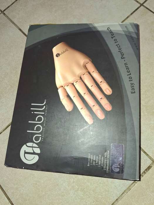 Habbill Nail Trainer, Nail Practice Hand