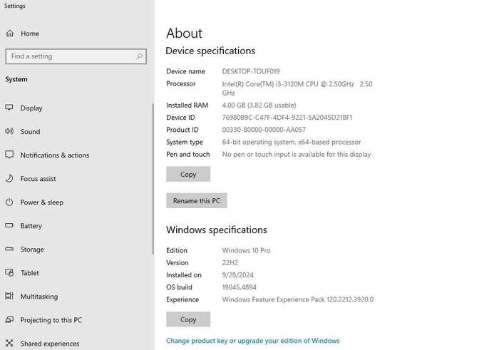 ACER i3 LAPTOP