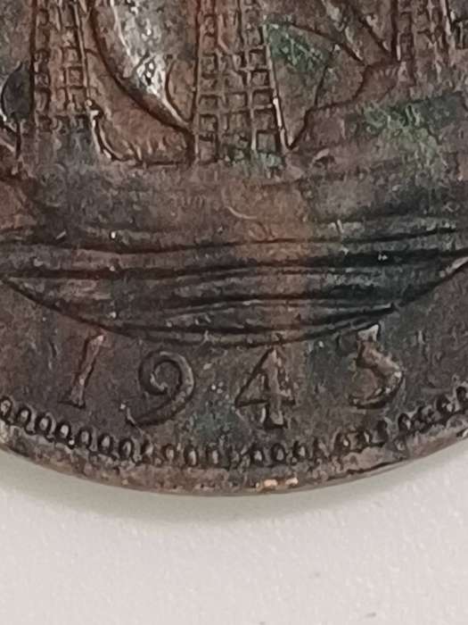 British Half Penny 1943