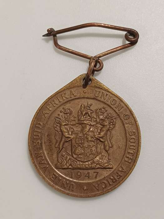 Commemorative Medal 1947 Royal SA Visit
