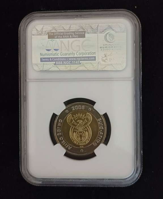2008 Nelson Mandela 90th Birthday R5 coin