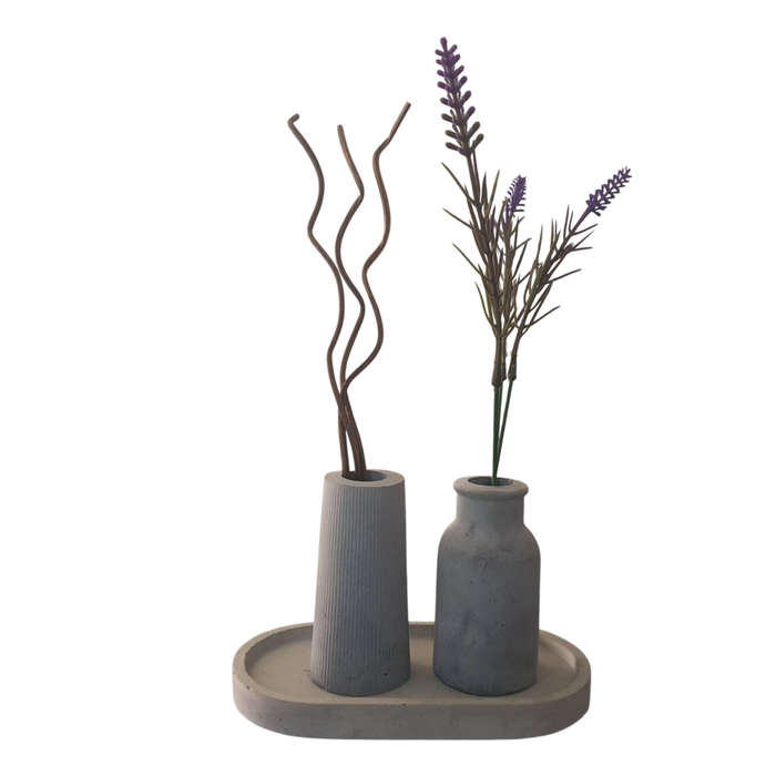 Flower Vase On Tray