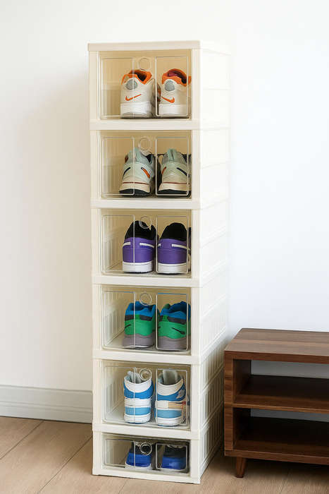 6 Layers Foldable shoe organiser
