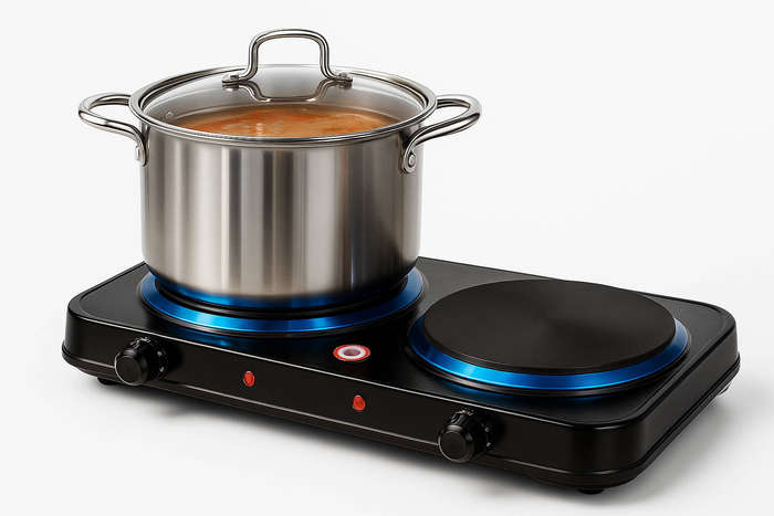 2000 WATTS TWO PLATE SOLID STOVE