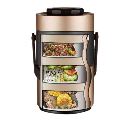 Vacuum insulation heat prevention pot