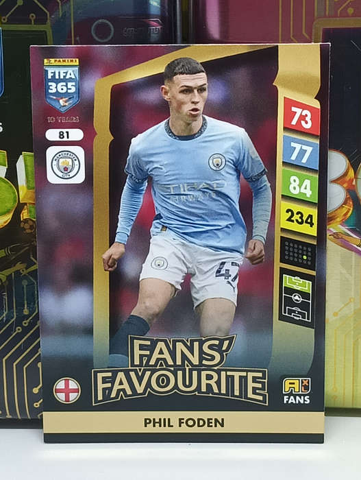PANINI- FIFA365 2025- FANS FAVOURITE- PHIL FODEN #81
