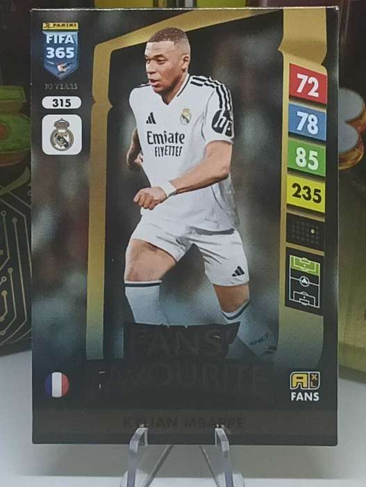 PANINI- FIFA365 2025- FANS FAVOURITE- KYLIAN MBAPPE #315