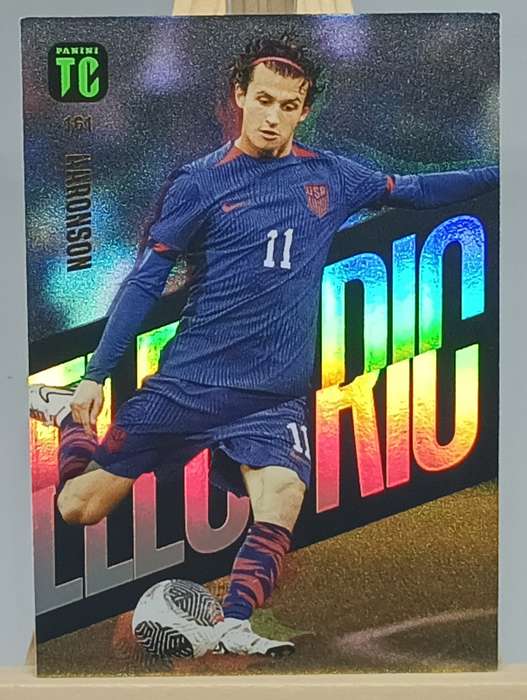 BRENDEN AARONSON- PANINI- TOP CLASS 2024- ELECTRIC- FOIL #161