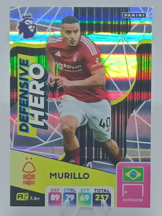 2024/25- PANINI- ADRENALYN XL- PREMIER LEAGUE- DEFENSIVE HERO- MURILLO #386