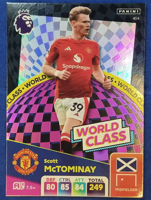 2024/25- PANINI- ADRENALYN XL- PREMIER LEAGUE- WORLDCLASS- SCOTT McTOMINAY #454
