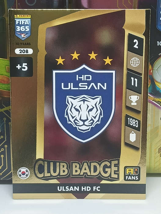 PANINI- FIFA365 2025- CLUB BADGE- ULSAN HD FC #208
