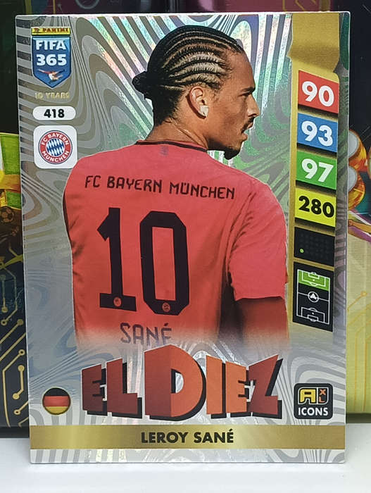 PANINI- FIFA365 2025- EL DIEZ- LEROY SANE #418