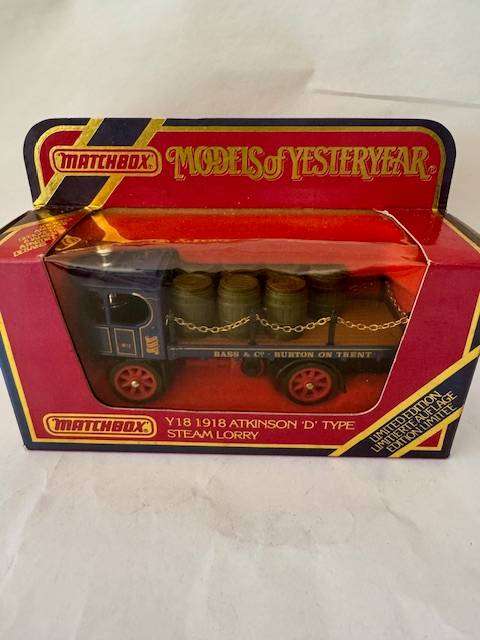 Matchbox - MOYY Y19 - 1918 Atkinson 'D' Type Steam Lorry - Limited Edition