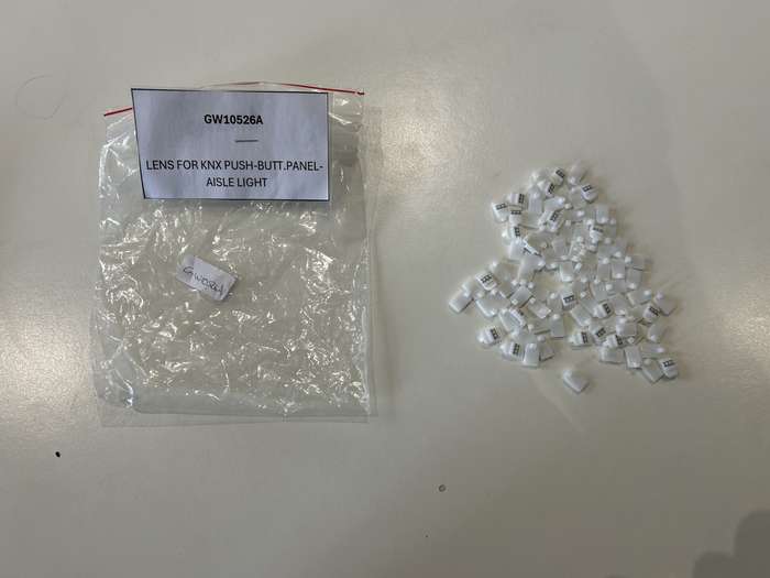 LENS FOR KNX PUSH-BUTT.PANEL-AISLE LIGHT GW10526A GEWISS