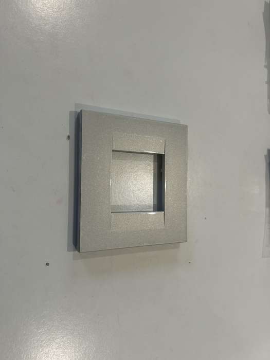 INTERNATIONAL 3X3 GEO COVER PLATE 2 GANG TITANIUM GW16422VT GEWISS