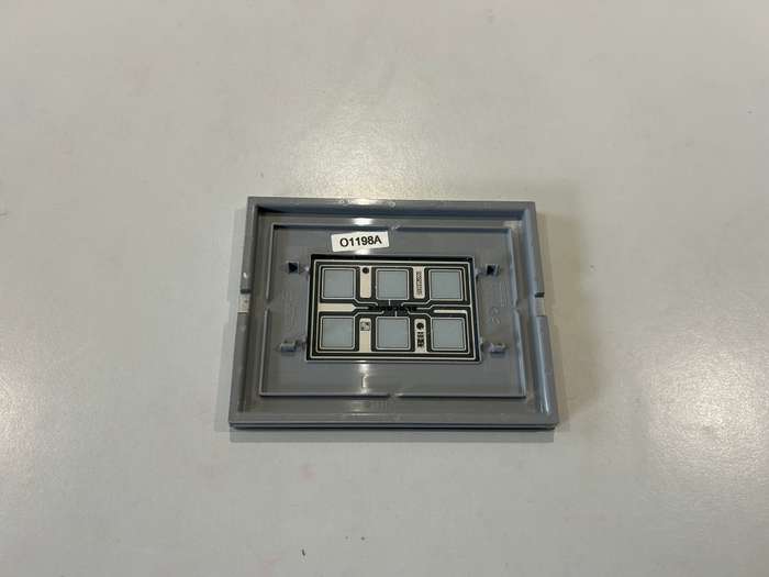 KNX ICE TOUCH COVER PLATE TITANIUM 6 INT SYM GW16946CT