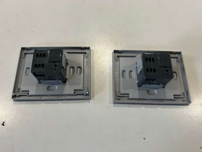 KNX THERMO ICE THERMOSTAT 12/24V ac/dc TITANIUM GW16974CT