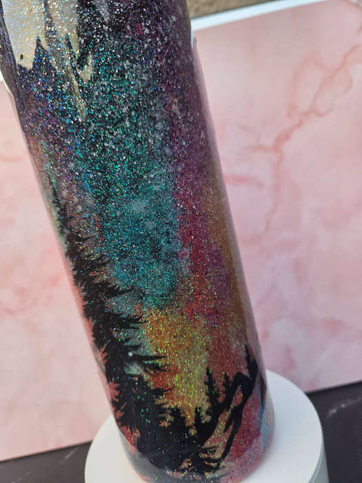 Northern lights tumbler