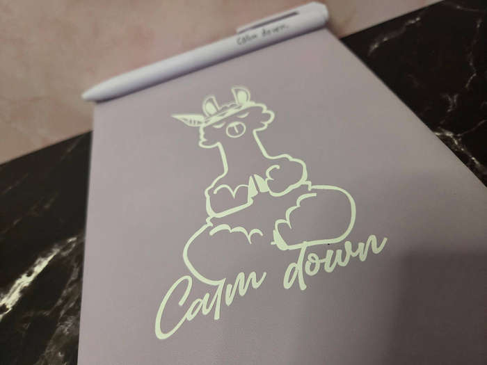 Calm down journal set