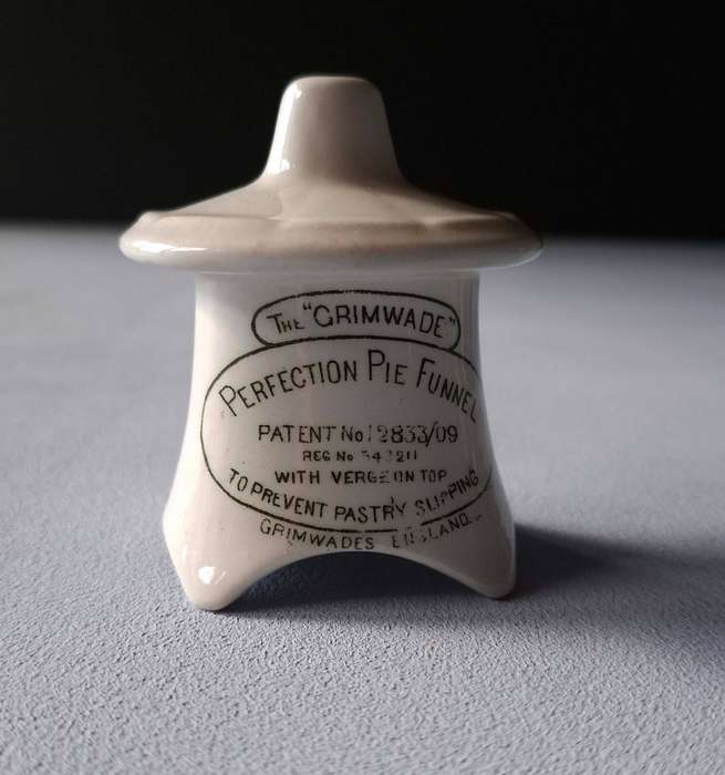 Collectible Mid-Century  The 'Grimwade' Ceramic Pie Funnel
