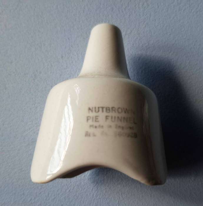Collectible Mid-Century Thomas M Nutbrown Ceramic Pie Funnel