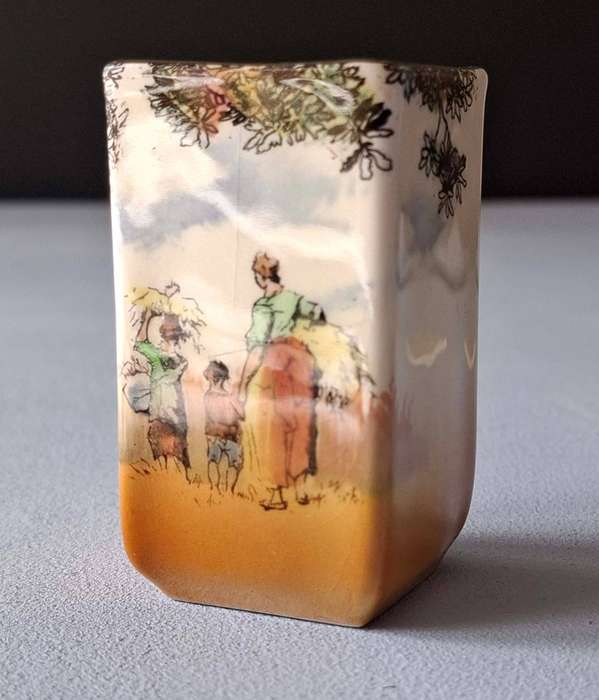 Small Royal Doulton The Gleaners Seriesware Vases