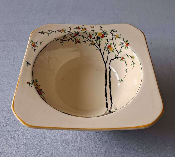 1930s Wood's Ivory Ware Serving or Salad Bowl