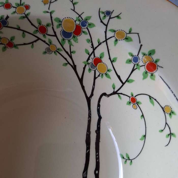 1930s Wood's Ivory Ware Serving or Salad Bowl