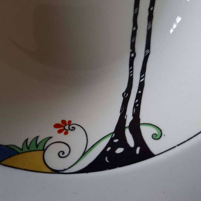1930s Wood's Ivory Ware Serving or Salad Bowl