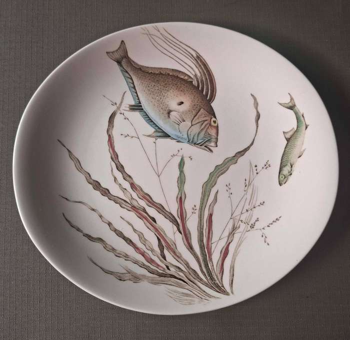 Johnson Bros Oval Fish of Britain Series Plate No 4