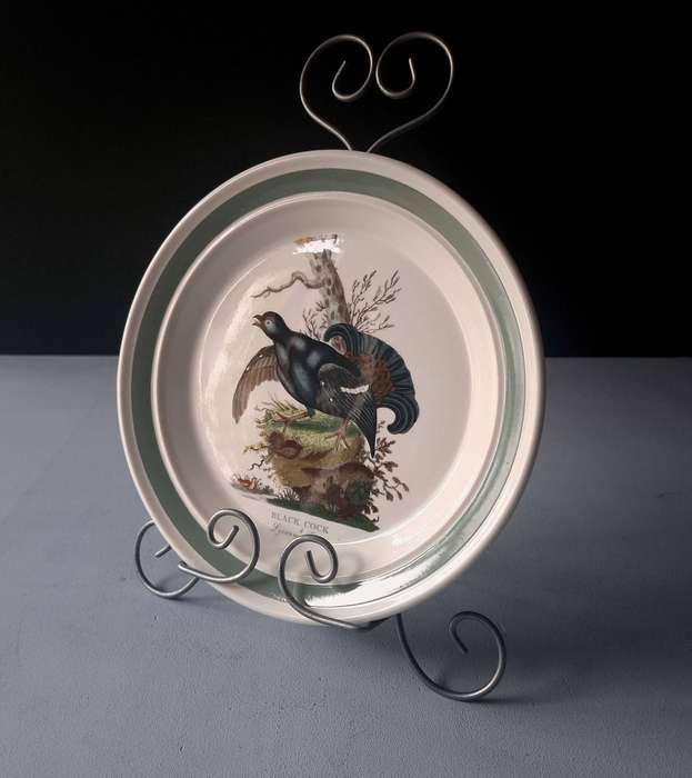 Portmeirion Birds of Britain Black Cock Dinner Plate