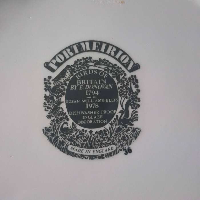 Portmeirion Birds of Britain Black Cock Dinner Plate
