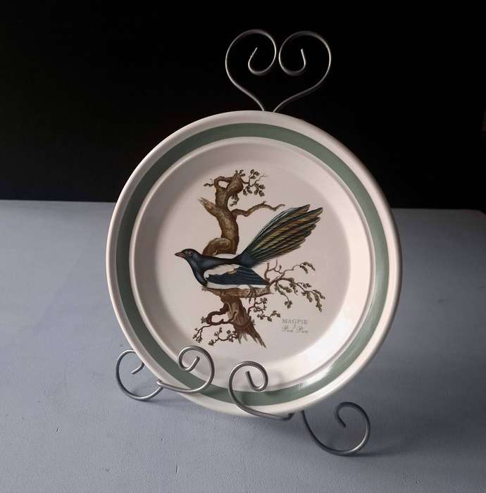 Portmeirion Birds of Britain Magpie Dinner Plate