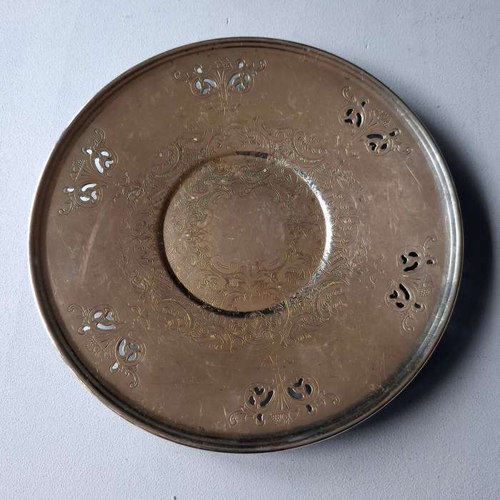 Two Canadian Silver Plate Serving Plates