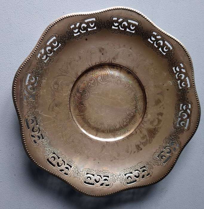Two Canadian Silver Plate Serving Plates