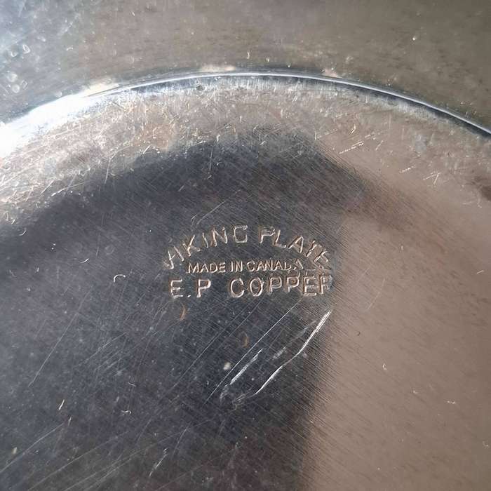 Two Canadian Silver Plate Serving Plates