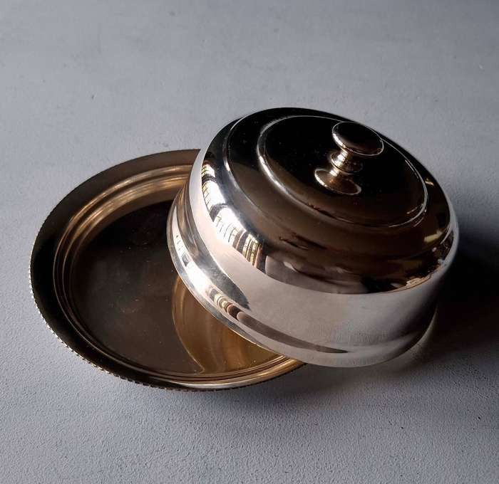 Silver-Plated Butter Dish