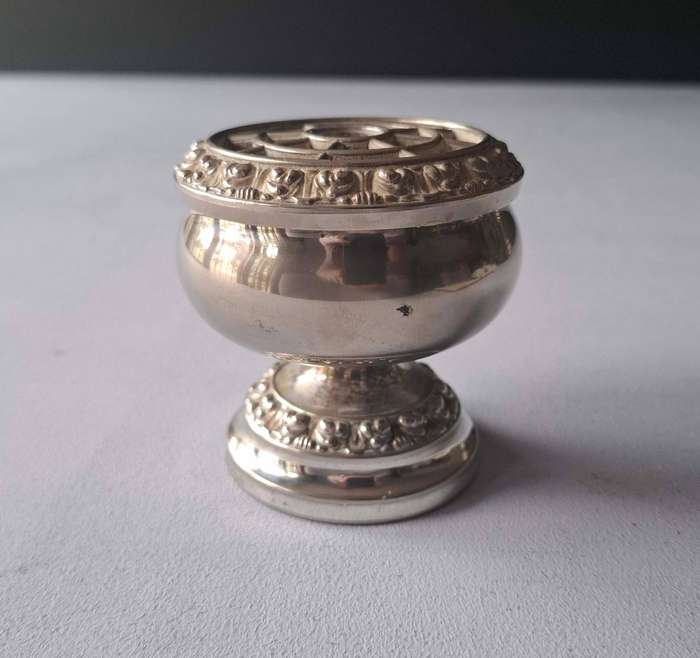Ianthe Silver Plated Rose Flower Bowl