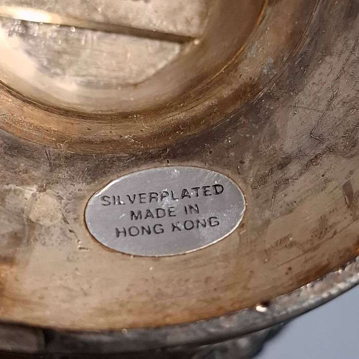 Vintage Silver Plated Sugar Scuttle