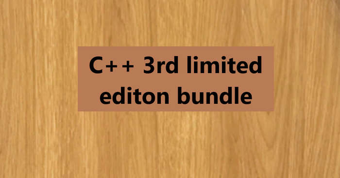 C 3rd limited editon bundle