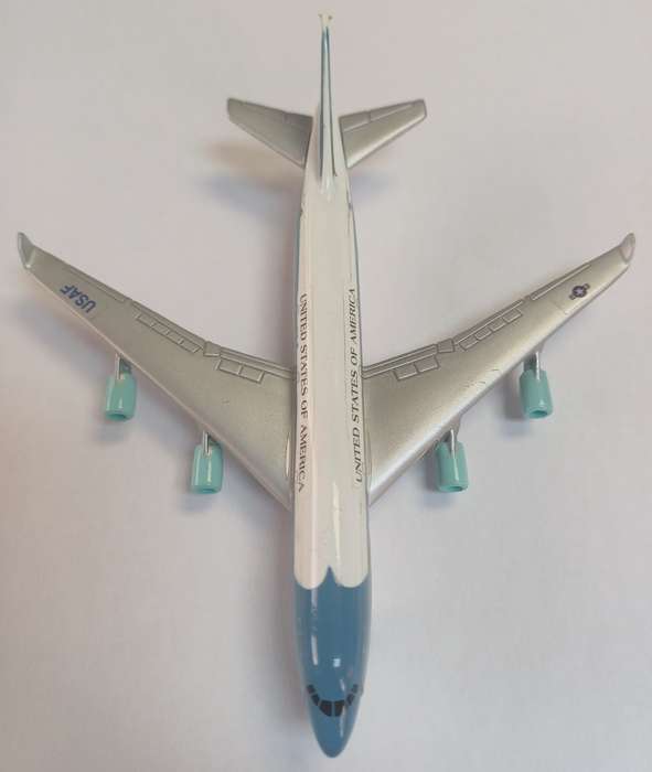USAF - "AIR FORCE 1" - BOEING 747-200 SCALE 1:500 DIE CAST MODEL