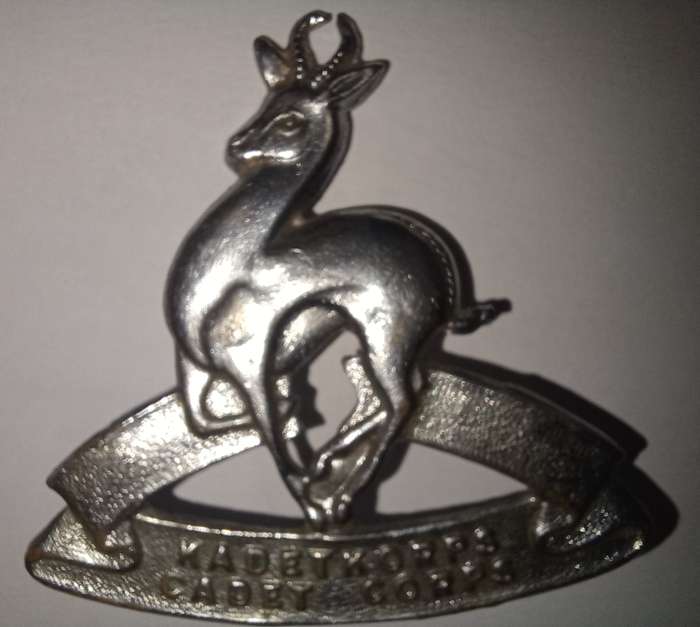 SADF- CADET CORPS BERET BADGE