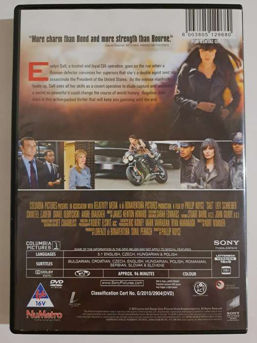 Salt DVD (2010)