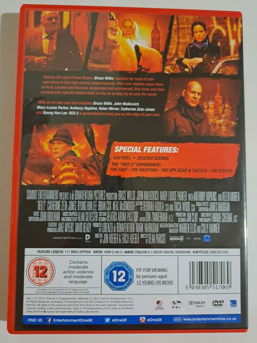 RED 2 DVD (2013)