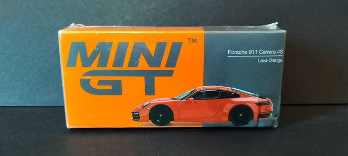 MINI GT Porsche 911 Carrera 4S Lava Orange