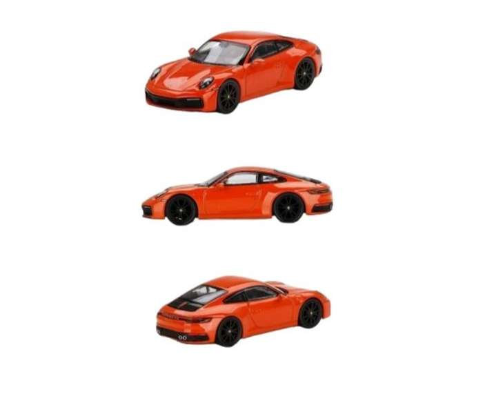 MINI GT Porsche 911 Carrera 4S Lava Orange
