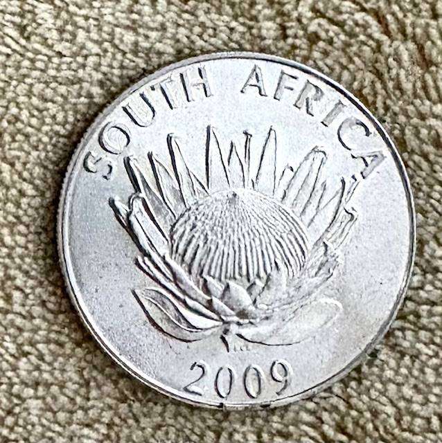 South African 1 Rand - National Anthem 2009 in capsule in mint bag