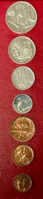 South African 1970 proof set without R1