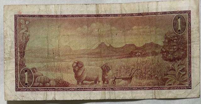 G RISSIK - 2nd Issue - 1 Rand Afr/Eng - F - Rissik not a lot in 2nd issue for sale