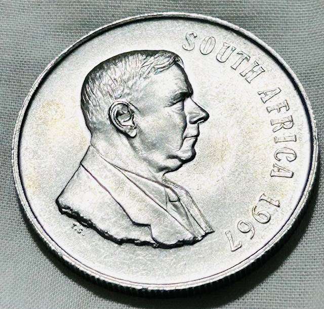 1997 Silver One Rand, Verwoerd Special Presidential mintage see History